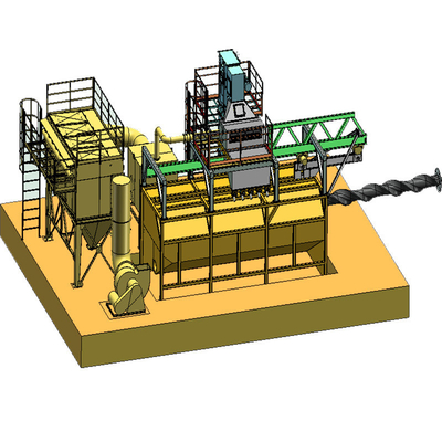 Fully Automatic Wire Rod Coil Shot Blasting Machine for Fastener Industry Productions