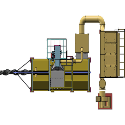 Fully Automatic Wire Rod Coil Shot Blasting Machine for Fastener Industry Productions