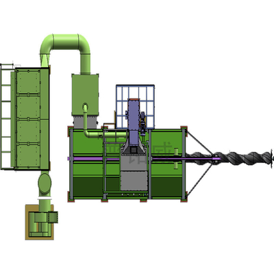Fully Automatic Wire Rod Coil Shot Blasting Machine for Fastener Industry Productions