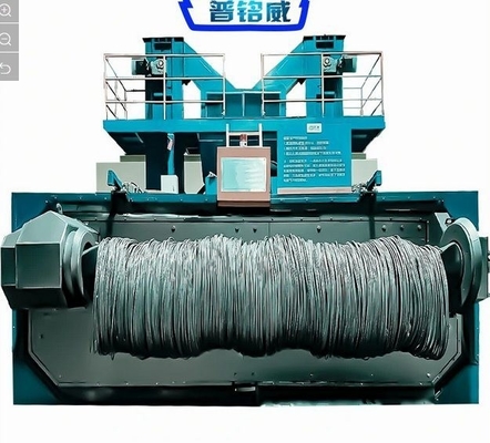Electric Wire Rod Coil Shot Blasting Machine for High Cleanliness and Descaling Rust