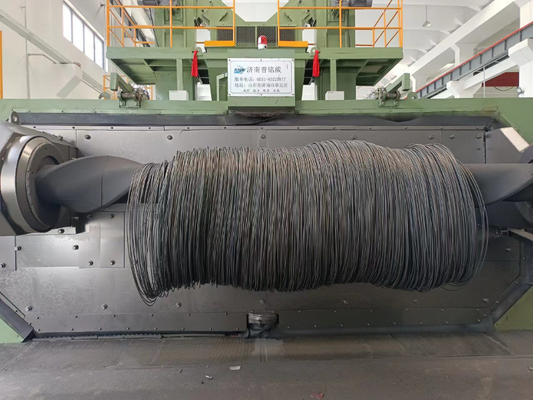 Wire Shot Blasting Machine for Prestressed Steel Strand Industry 6m x 5m 50T Capacity