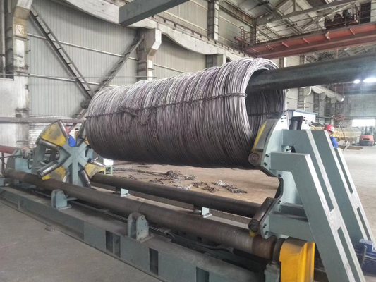 Wire Shot Blasting Machine for Prestressed Steel Strand Industry 6m x 5m 50T Capacity