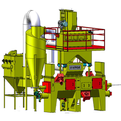 Customizable Online Continuous Wire Rod Shot Blasting Machine with Multiple Strands