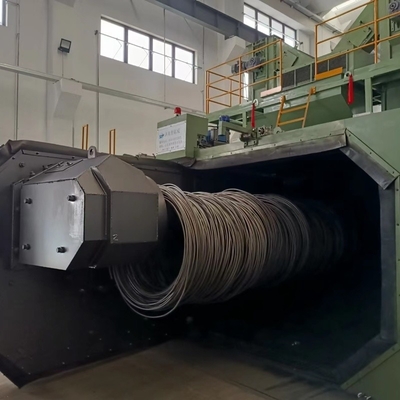 Fully Automatic Special Wire Rod Shot Blasting Machine PMW-4350 for Steel Wire Industry