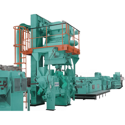 PMW-DX Series Custom Inline Continuous Wire Rod Shot Blasting Machine with 160 M/Min
