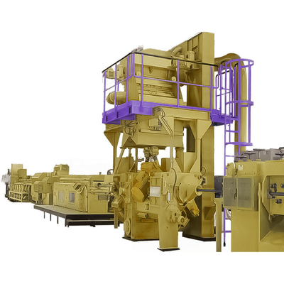 PMW-DX Series Custom Inline Continuous Wire Rod Shot Blasting Machine with 160 M/Min