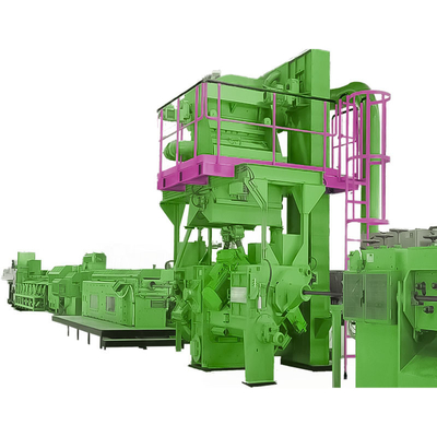 PMW-DX Series Custom Inline Continuous Wire Rod Shot Blasting Machine with 160 M/Min