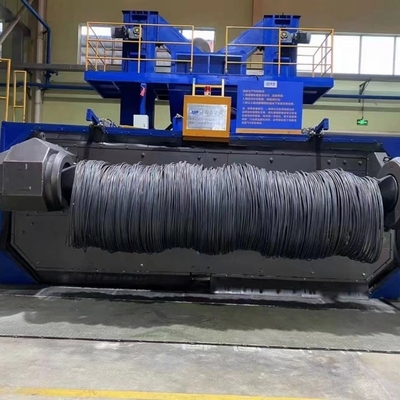 Customizable Wire Rod Shot Blasting Machine for Galvanized Steel Wire 6m x 5m Size