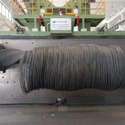Customizable Wire Rod Shot Blasting Machine for Galvanized Steel Wire 6m x 5m Size