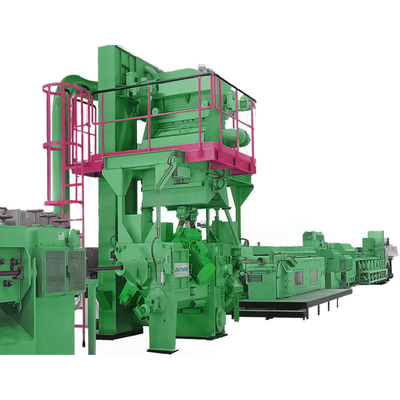 Automatic Single Strand Wire Rod Shot Blasting Machine for Rust Removal Level S2.5-3.0