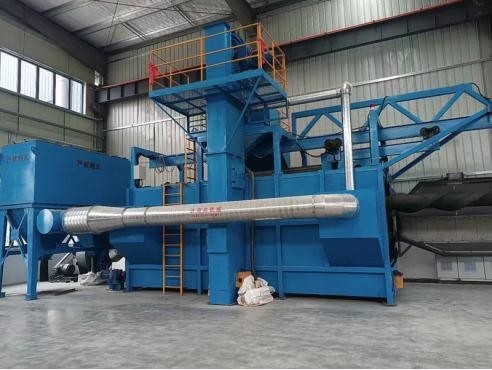 One Year After-sales Service Wire Rod Coil Shot Blasting Machine with Rotary Abrator