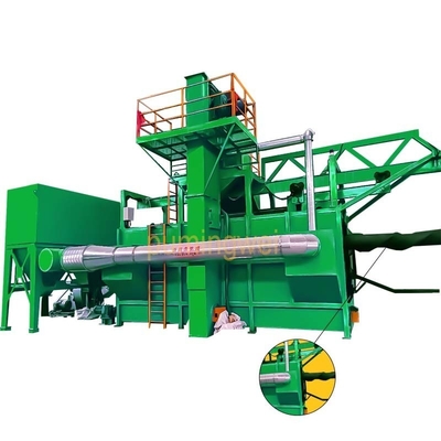 6m Continuous Wire Rod Shot Blasting Machine for Single Mandrel Customizable Design