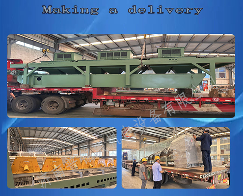 80 Tons Six Meters Height Disc Shot Blasting Machine High Capacity Steel Industry