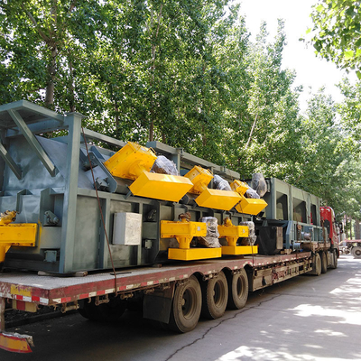 80 Tons Six Meters Height Disc Shot Blasting Machine High Capacity Steel Industry