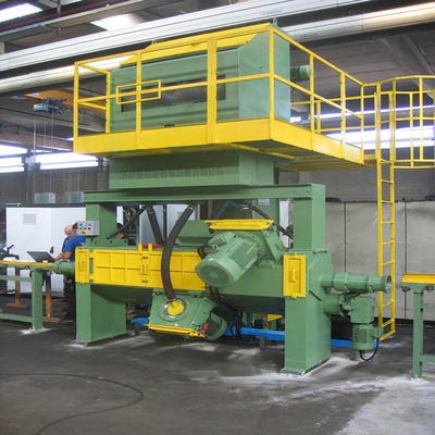 Continuous Wire Rod Shot Blasting Machine 3-4 Impeller Heads for Customized Blasting