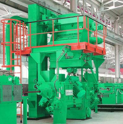 Continuous Wire Rod Shot Blasting Machine 3-4 Impeller Heads for Customized Blasting