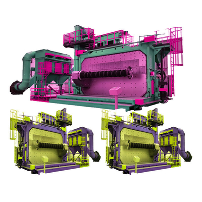 Customized Shot Blasting Machine 5500 for Fastener Wire and Low Wire Loss of 0.2-0.3%