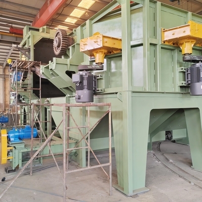 12.5*5.5*64moverground height Non-Toxic Rust Removal of Coil Wire Shot Blasting Machine