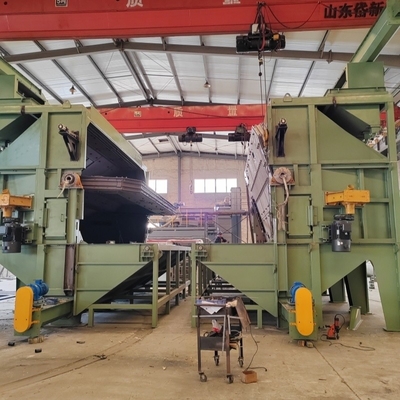 12.5*5.5*64moverground height Non-Toxic Rust Removal of Coil Wire Shot Blasting Machine