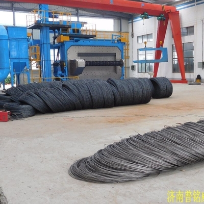 Customization for PMW-5500 Special Wire Rod Shot Blasting Machine in Fastener Industry