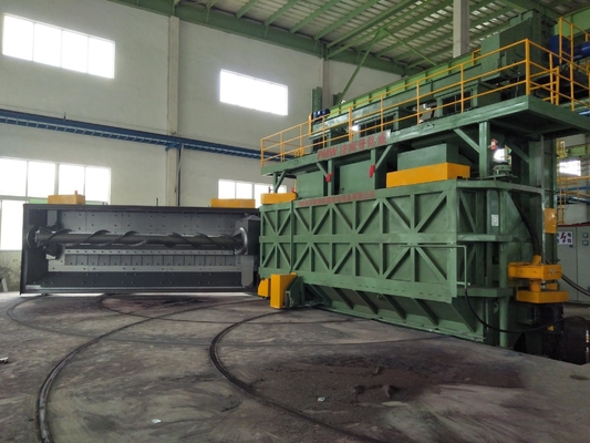 PMW5300 Swing Door Wire Rod Shot Blasting Sand Blasting Machine Equipment 16.8x12.4x5.8m