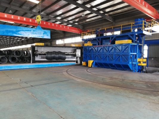 Electric Fastener Rust Removal Wire Shot Blasting Machine for Remote Control Operation