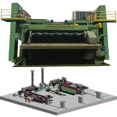 High Cleanliness Wire Rod Coil Shot Blasting Machine with PMW5500 Descaling Level S3.0