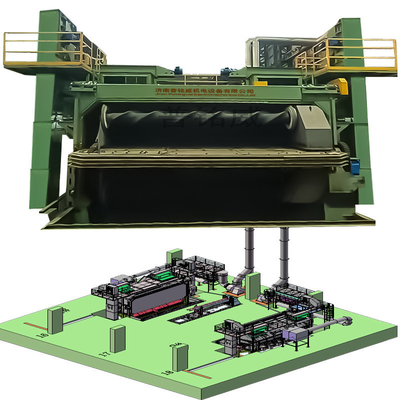 High Cleanliness Wire Rod Coil Shot Blasting Machine with PMW5500 Descaling Level S3.0