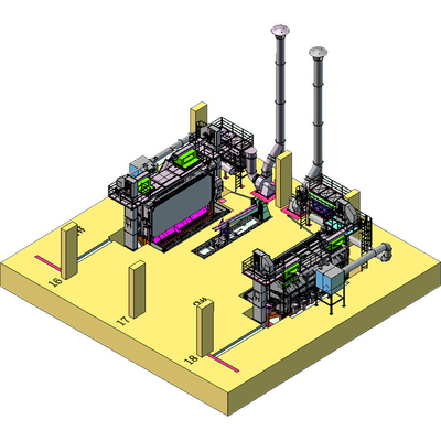 Steel Production Line Used Wire Rod Coil Shot Blasting Machine with High Cleanliness