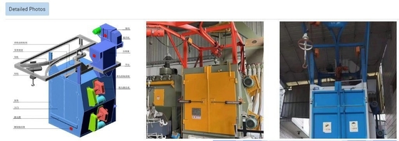 Electric Hook Shot Blasting Machine Customized for Customized Applications
