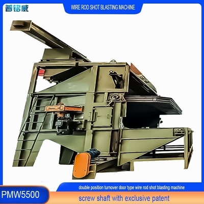 Exclusive Mandrel Cleaning Equipment Wire Rod Coil Shot Blasting Machine Customization