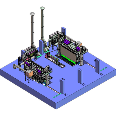 Customizable Two Screw Mandrels Wire Rod Coil Shot Blasting Machine for Wire Descaling