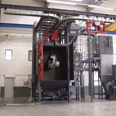 High Cleanliness Dedicated Hanging Screw Shot Blasting Machine for Steel Rust Removal