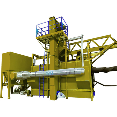 Retractable Mobile Mandrel Wire Rod Coil Shot Blasting Machine for Blasting Processes