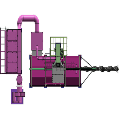 Wire Rod Coil Shot Blasting Machine with Customized Blast Entire Roll Functionality