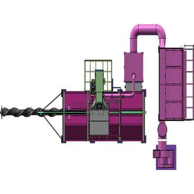 Customizable Wire Rod Coil Shot Blasting Machine 2-4 Rolls per Hour 0.2-0.3% Wire Loss