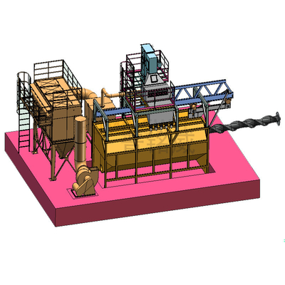 Customized Pumingwei Wire Rod Coil Shot Blasting Machine with Wire Range From 6.5-42mm