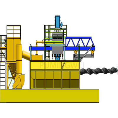 Customized Pumingwei Wire Rod Coil Shot Blasting Machine with Wire Range From 6.5-42mm