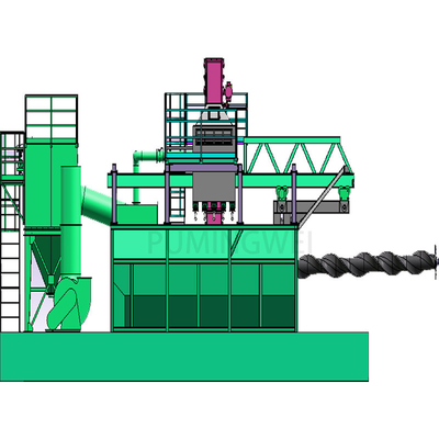 Customized Pumingwei Wire Rod Coil Shot Blasting Machine with Wire Range From 6.5-42mm