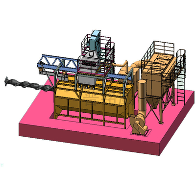 Customized PLC Mobile Mandrel Wire Rod Coil Shot Blasting Machine For Your Requirement