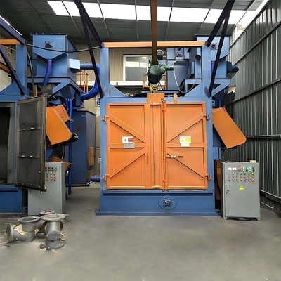 High Cleanliness Overhead Spinner Hanger Hook Shot Blasting Machine for Gas Cylinders