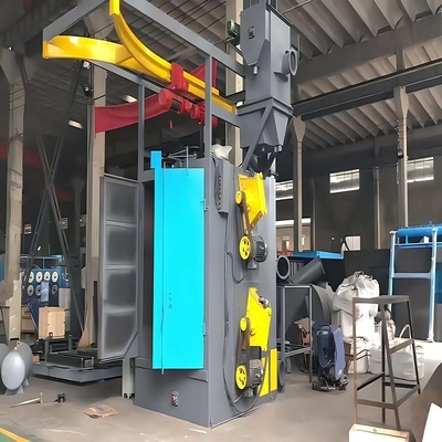 Overhead Hook Type Continuous Hanger Shot Blasting Equipment for Production Processes