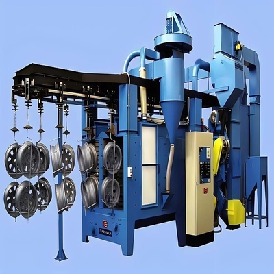 Derusting and Efficiency Hook Type Shot Blasting Machine with Power Tool Cleaning