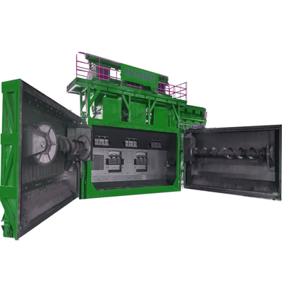 Wire Rod Coil Shot Blasting Machine with Overlapped Liner Blocks Wire Range 5.5-42mm