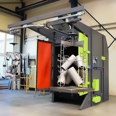 Q37 Series Derusting and Efficiency Hook Rail Through Type Shot Blasting Machines