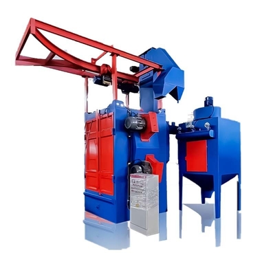 High Cleanliness Overhead Hanger Hook Type Shot Blasting Machine with Four Blast Wheels