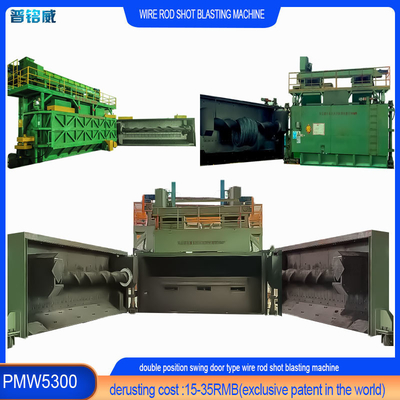 Wire Rod Coil Shot Blasting Machine with Cost-Saving Alternative to Chemical Descaling