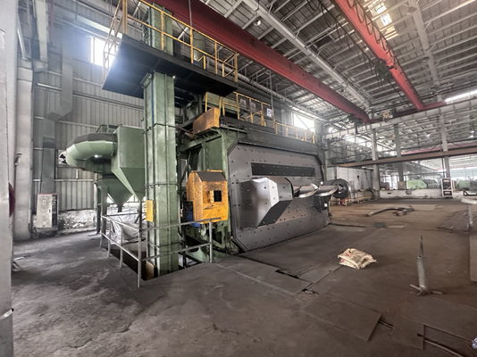 PMW3850 Double-Position Turnover Door Wire Rod Shot Blasting Machine for Rust Removal