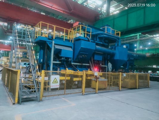 PMW3850 Double-Position Turnover Door Wire Rod Shot Blasting Machine for Rust Removal