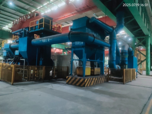 PMW3850 Double-Position Turnover Door Wire Rod Shot Blasting Machine for Rust Removal